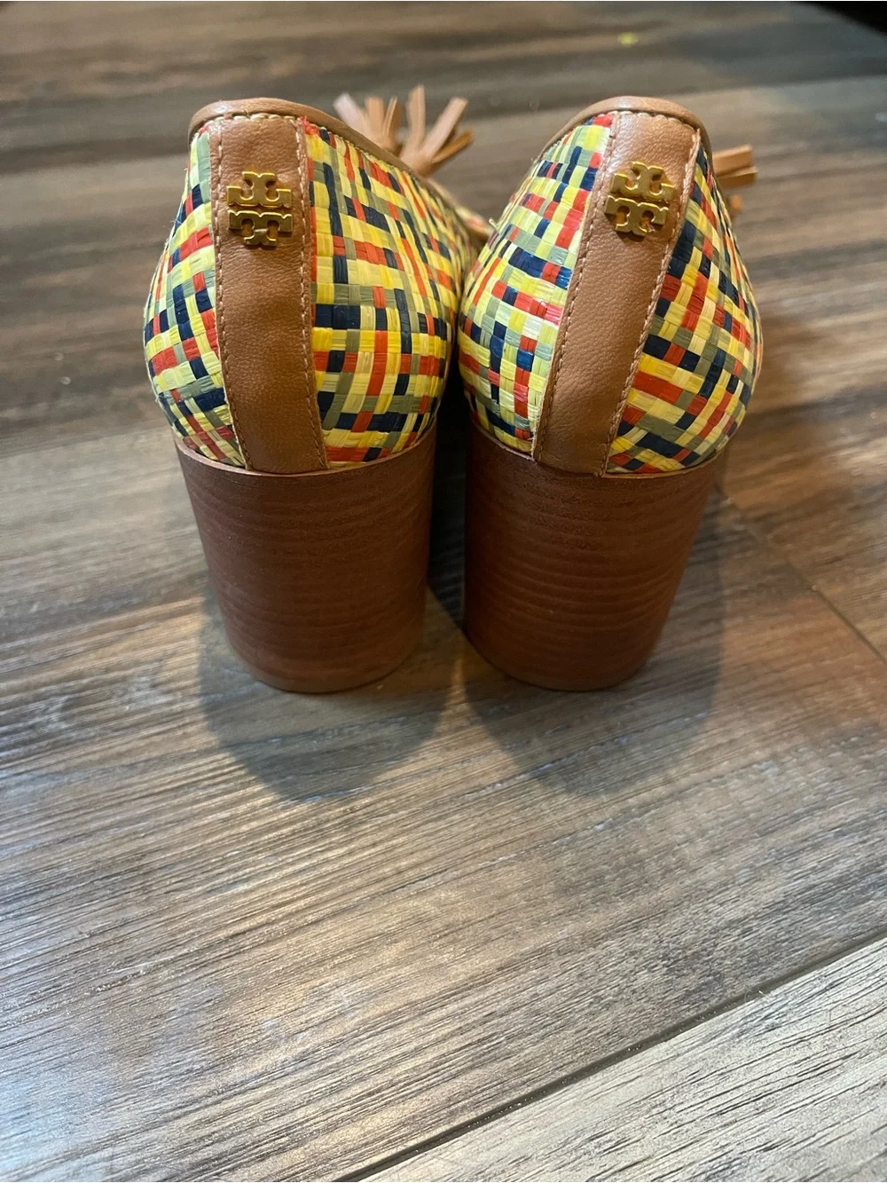 Tory Burch Multicolor Woven Tassel Loafers - Women